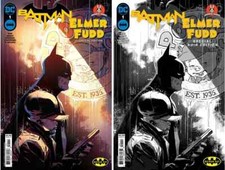 BATMAN DAY 2024 ~ BATMAN & ELMER FUDD SPECIAL/NOIR COMIC BOOK SET LEE WEEKS ~ DC picture