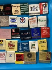 Huge Bulk Lot 121 Mixed Estate Vintage Retro Advertising Collector Matchbook D3 picture