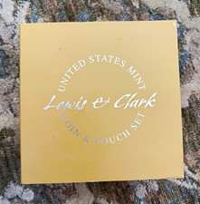 United States Mint Lewis & Clark Coin & Pouch Set COA Leonard Good Bear picture