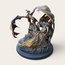 Middle Earth Shadow of War Tar Goroth Balrog Carnan Drake Statue PureArts picture