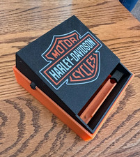 Harley Davidson Cigarette/Joint Box Orange/Black ...3D PRINTED picture