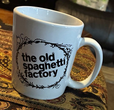 World Ultima The Old Spaghetti Factory White & Black Advertising Mug picture