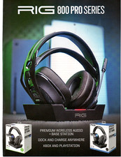 2022 Video Game PRINT AD ART - RIG 800 Pro Series Headphones XBOX Playstation picture