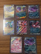 Pokemon Card Lot Mewtwo ex Gengar ex Crobat ex Miraidon ex Full Art NM Bundle picture