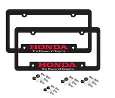 Genuine Honda Power of Dreams License Plate Frame Pair picture
