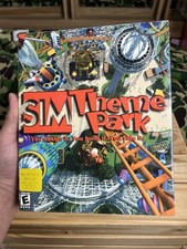 Sim Theme Park PC Big Box CIB Complete w/ Manual & Inserts 1999 EA Bullfrog picture