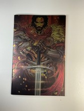 SDCC 2026 BRZRKR: Light Draws Breath #1 Jonboy Meyers Full Art Matte Foil BOOM picture