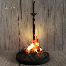 Dark Souls Bonfire Figure Glowing Sword Figurine Collectible Game Boxed Gift Toy picture