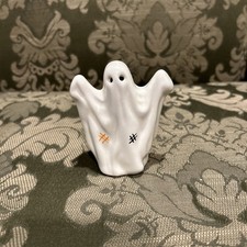 Vintage Ceramic Halloween Ghost  3.25” picture