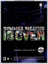 EA Sports Madden NFL 2005 Summer Vacation Is Over 2004 Advertisement picture