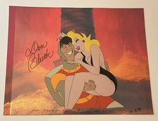 Dragon's Lair (1983) Limited Edition Cel Daphne Don Bluth animation art signed picture