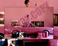 Welcome To 1965 Ford Mustang Barbie All In Pink 8x10 Photo picture