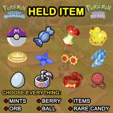 ✨ All Held Item✨ Pokemon Brilliant Diamond Shining Pearl BDSP 6IV - Master Ball picture