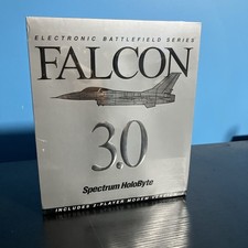 Falcon 3.0 Spectrum Holobyte Flight Simulator 1991 IBM PC Game Sealed picture