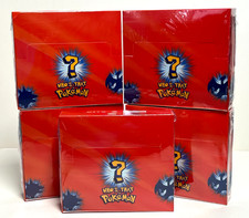 2025 BOX WHO'S THAT POKEMON Pokedex - 5 BOXES (125 Sealed Packs) Peru ZARD EEVEE picture