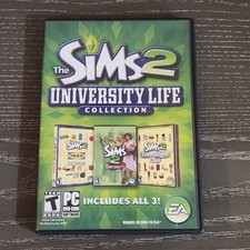 The Sims 2: University Life Collection Expansion (PC, 2009) Manual & Code picture