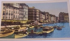 Antique Postcard Toulon - General View Of The Quay France Scenic Harbor 1920s picture