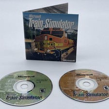 Microsoft Train Simulator PC CD-ROM 2 Disc Set 2002 Game/Simulator picture