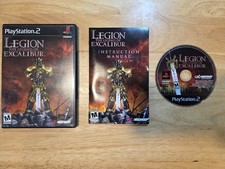 Legion The Legend of Excalibur (PS2 2002) CIB Complete w/ Reg Card - Tested picture