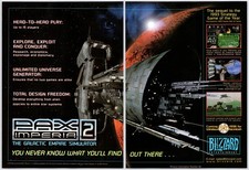 Pax Imperia 2 - PC Game - Vintage Original Print Ad/Poster Promo Art 1996 picture