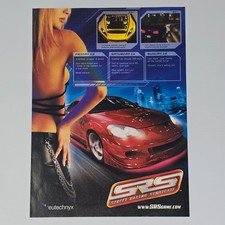 Street Racing Syndicate Xbox PS2 GameCube Authentic Magazine Ad picture
