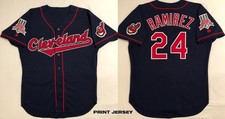 Cleveland Indians Baseball Jersey #24 Gift For Fans Unisex S-5XL Shirt picture