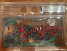 Super Rare 1/1 2017 Marvel Premier Triple Panel asketches Gustavo Cardenas... picture