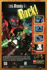 1999 LEGO Rock Raiders Playstation PS1 PC Print Ad/Poster Toys Figures Game Art picture