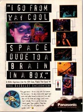 Panasonic 3DO Daedalus Encounter Magazine Ad 1995 Vintage Tia Carrere Game picture