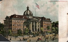 Antique UDB Altoona PA High School Vintage Postcard A. C. Bosselman Early 1900s picture