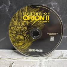 Master of Orion II Battle at Antares  PC CD Rom Game - Clean Near Mint DISC ONLY picture