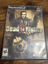 Dead to Rights II (2, 2004 PS2) Case (Blockbuster) and Disk - Tested & Working picture