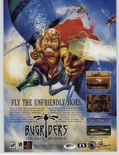 Bugriders The Race Of Kings PS1 Video Game Art 1997 Vintage Print Ad/Poster picture