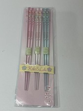 New/Sealed Sanrio Little Twin Stars Kiki & Lala Chopsticks Set of 3 picture