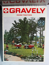 Gravely Riding Tractors Advertising Brochure March 1973 Agriculture Original picture