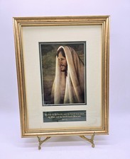 Jesus The Gentle Healer Wood Framed 12.5 x 10