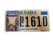 Nevada Historic Hoover Dam Specialty License Plate picture