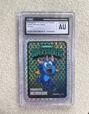 GOATED 1/55 2024 Super Stickers Thoughtful Three-Horned Harpik CGC AU VeeFriends picture