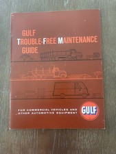 Gulf : Trouble Free Maintenance Guide- Commercial Vehicles - Vintage Late 1960's picture