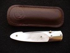 Vintage William Henry Pearl Lancet T-10 Knife Titanium Frame 1998-2005 W/Sleeve picture