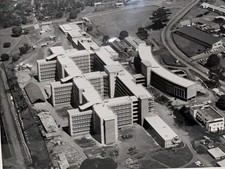 Original 1962 COI Uganda Mulago Teaching Hospital Kampala Aerial Press Photo picture