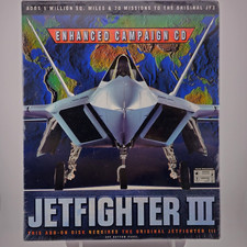 Jetfighter III: Enhanced Campaign CD, 1997, Big Box, New & Sealed picture