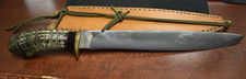Custom Chris Amos 5160 Fixed Blade Knife w/ Original Sheath picture