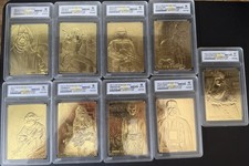 1996 Star Wars - Darth Vader Edition Set Score Board 23 kt Gold #11,000 WCG 10 picture