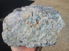 BLUE KYANITE IN QUARTZ ROUGH  ~ 14 lbs. 5 ozs. picture