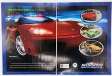 2002 Need For Speed Hot Pursuit 2 Sony Playstation 2 PS2 Print Ad Promo Art picture