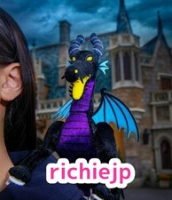 Tokyo Disney Limited Maleficent Dragon Clip Plush on Shoulder picture