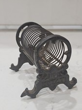 Victorian MUTAT 17 Letter Holder - Cast Iron Spring Coil Late 1800s  picture