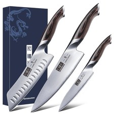 HOSHANHO 3 Pieces Knife Set, Professional Japanese Kitchen 8