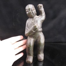 China,old jade,Collectibles, aristocratic ,rare A happy boy,statues R(059) picture